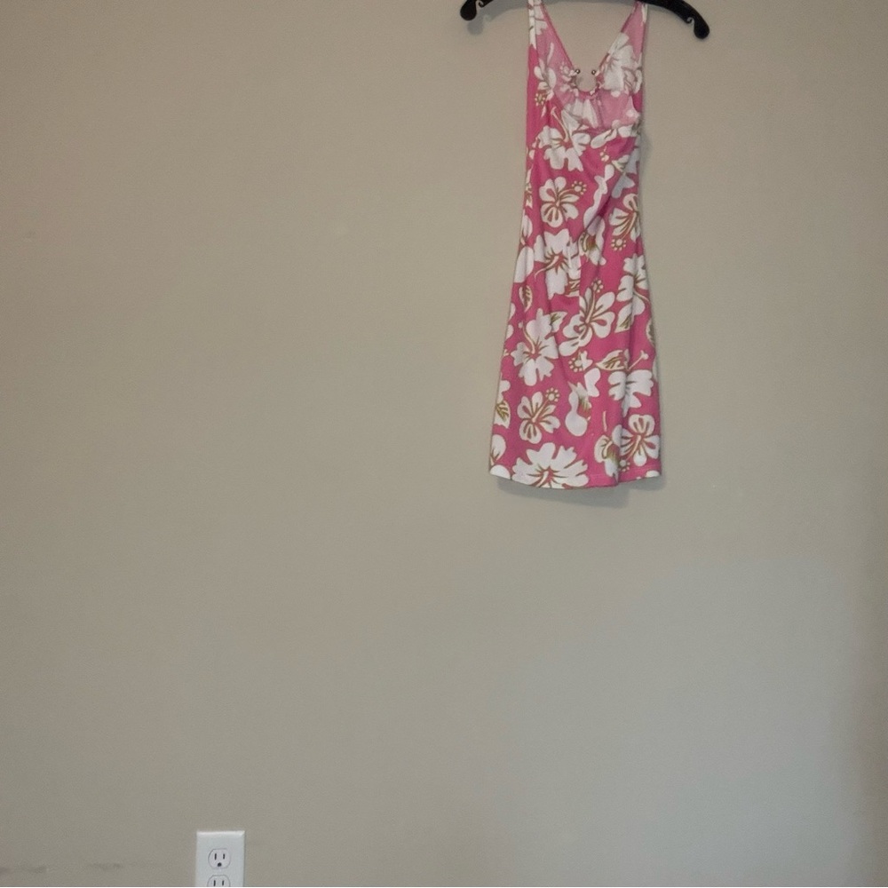 Pink Summer Floral Dress